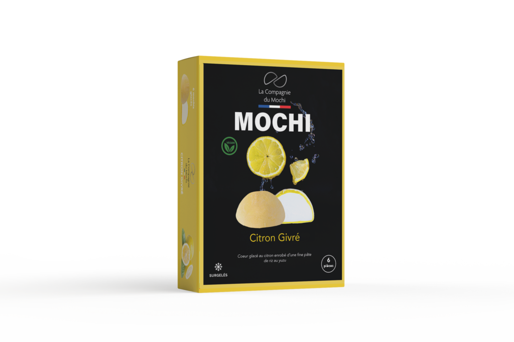 Mochi glacé Citron Givré - La Compagnie du Mochi