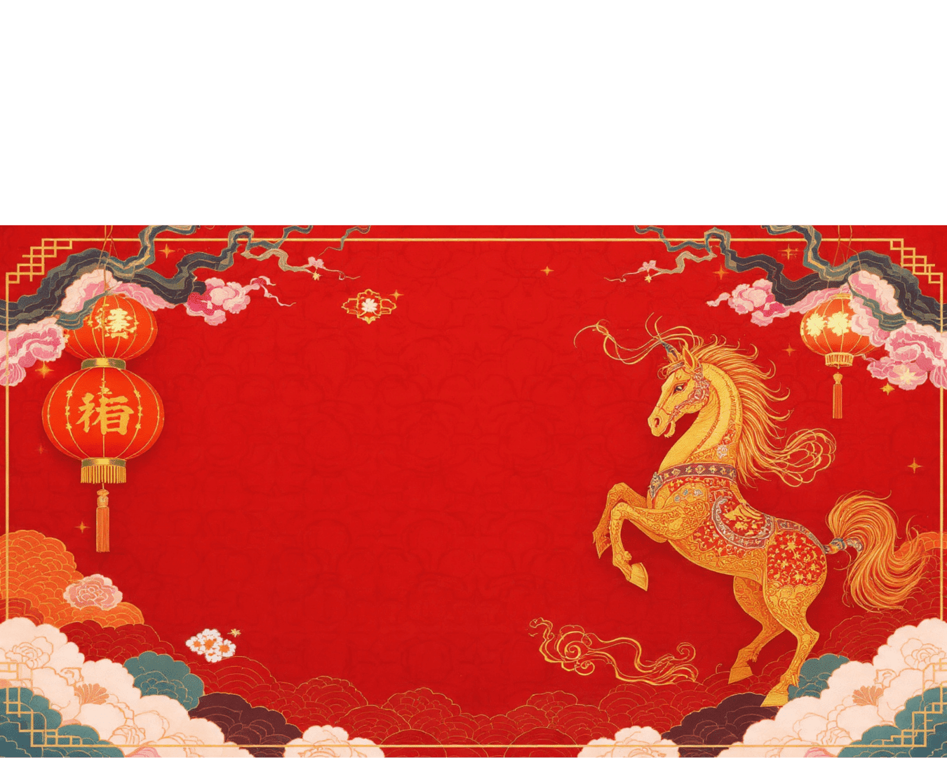 nouvel an chinois 2026, cheval de feu animal du nouvel an chinois 2026, le cheval de feu