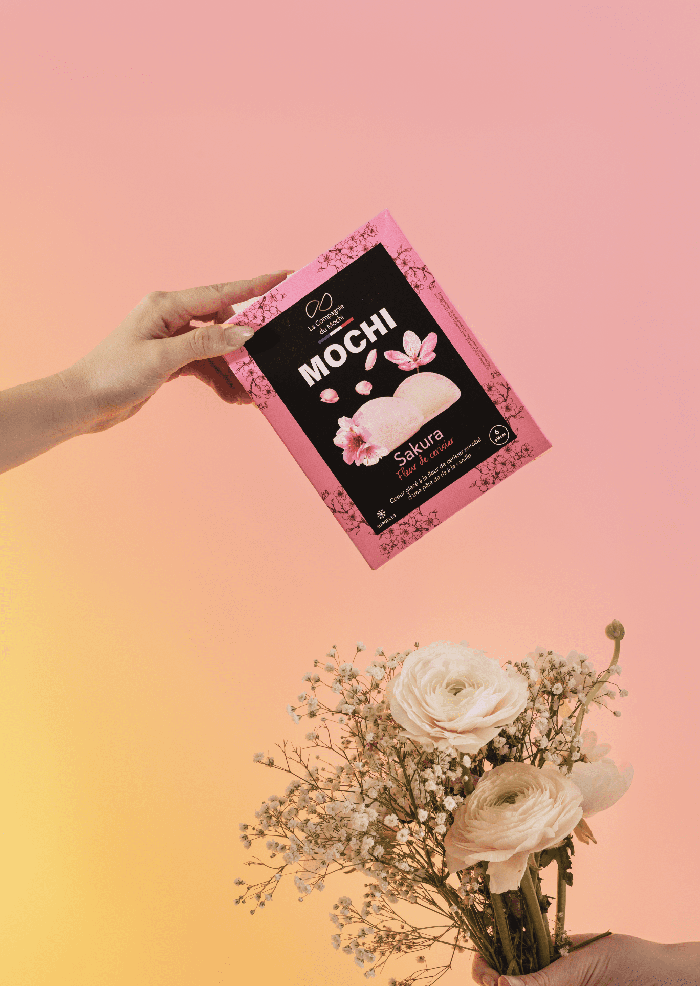 La compagnie du mochi - mochi glacé Sakura - fleur de cerisier